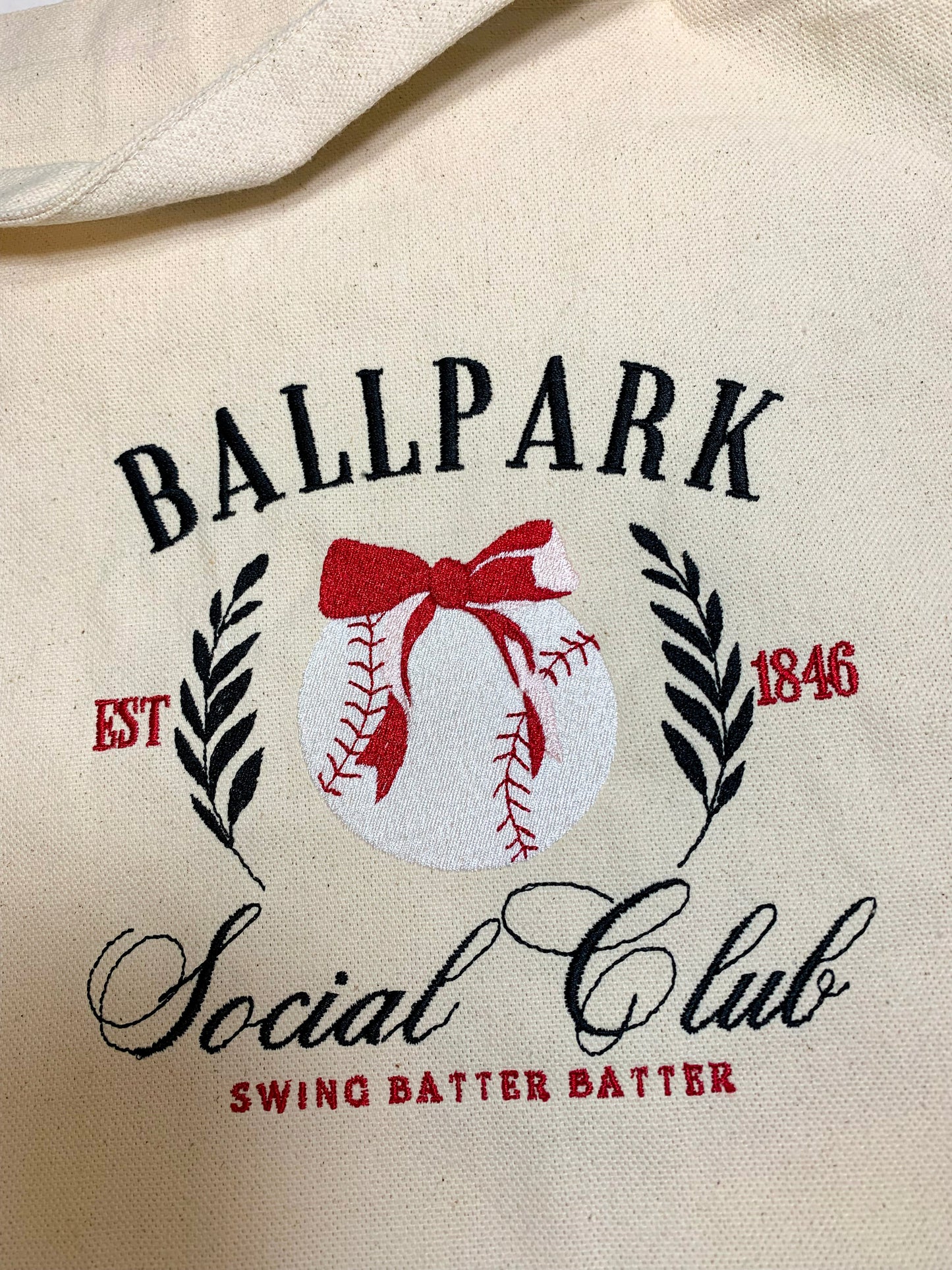 Ball Park Social Club Tote Bag