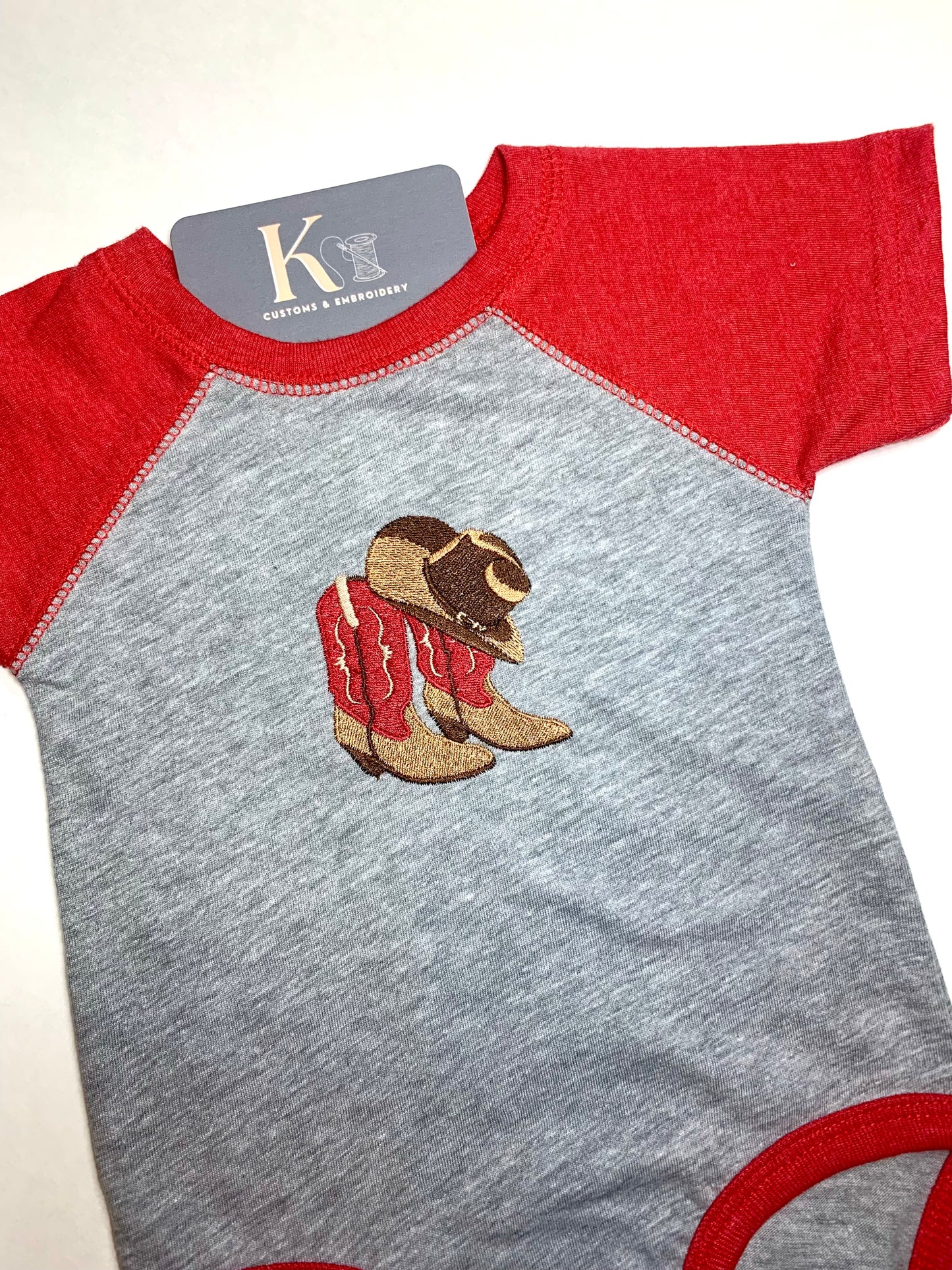 Cowboy Boots Infant Onesie