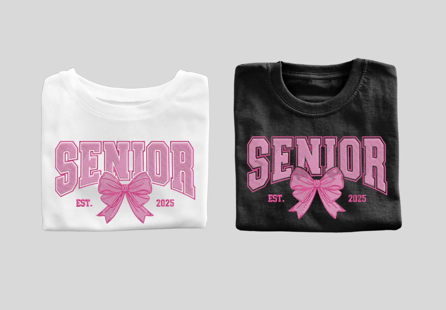 Senior Embroidered Crew Neck Sweatshirt/ T-shirt