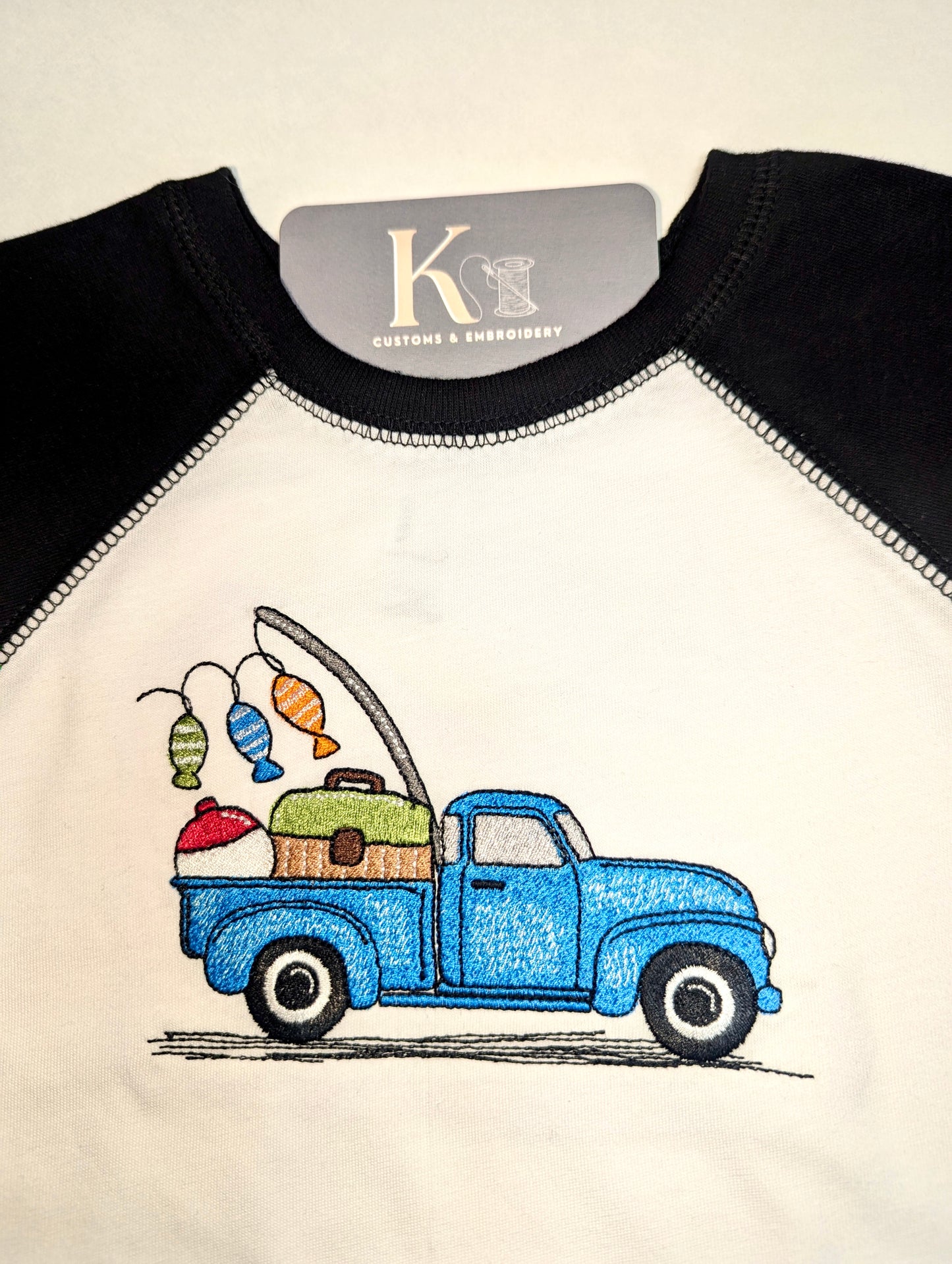 Fishing Truck Infant Onesie