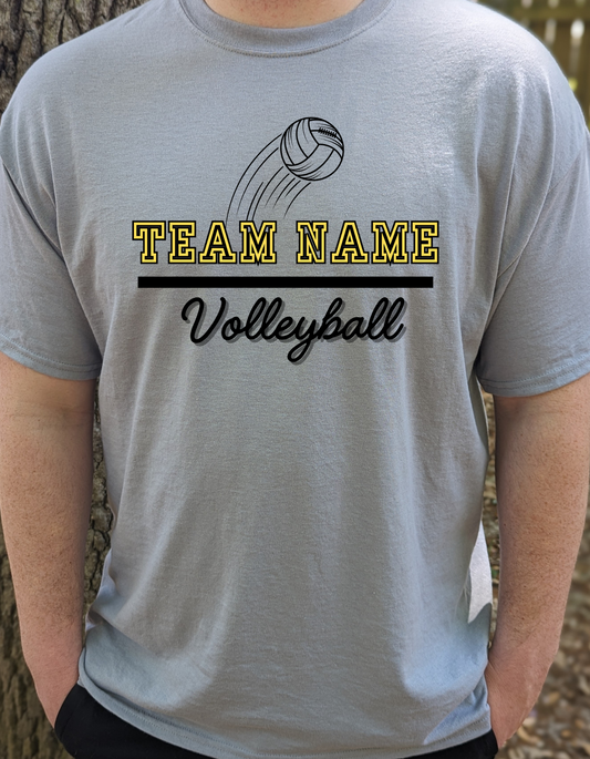 Team Name/ Volleyball Unisex Tee